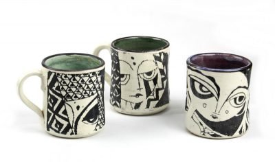 wicked imp st ives ceramic mugs