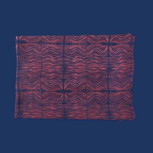 warm waves georgette silk scarf